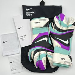 Nike GK Vapor Grip 3 Soccer Adult Sizes 6-8 Goalie Goalkeeper Gloves FB2998-010