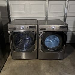 Set LG Big Heavy Duty Washer Machine And Gas Dryer Everything Works We Deliver 