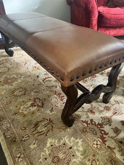 Leather Bench