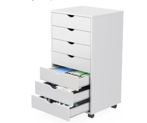 Drawer Storage Cabinet White