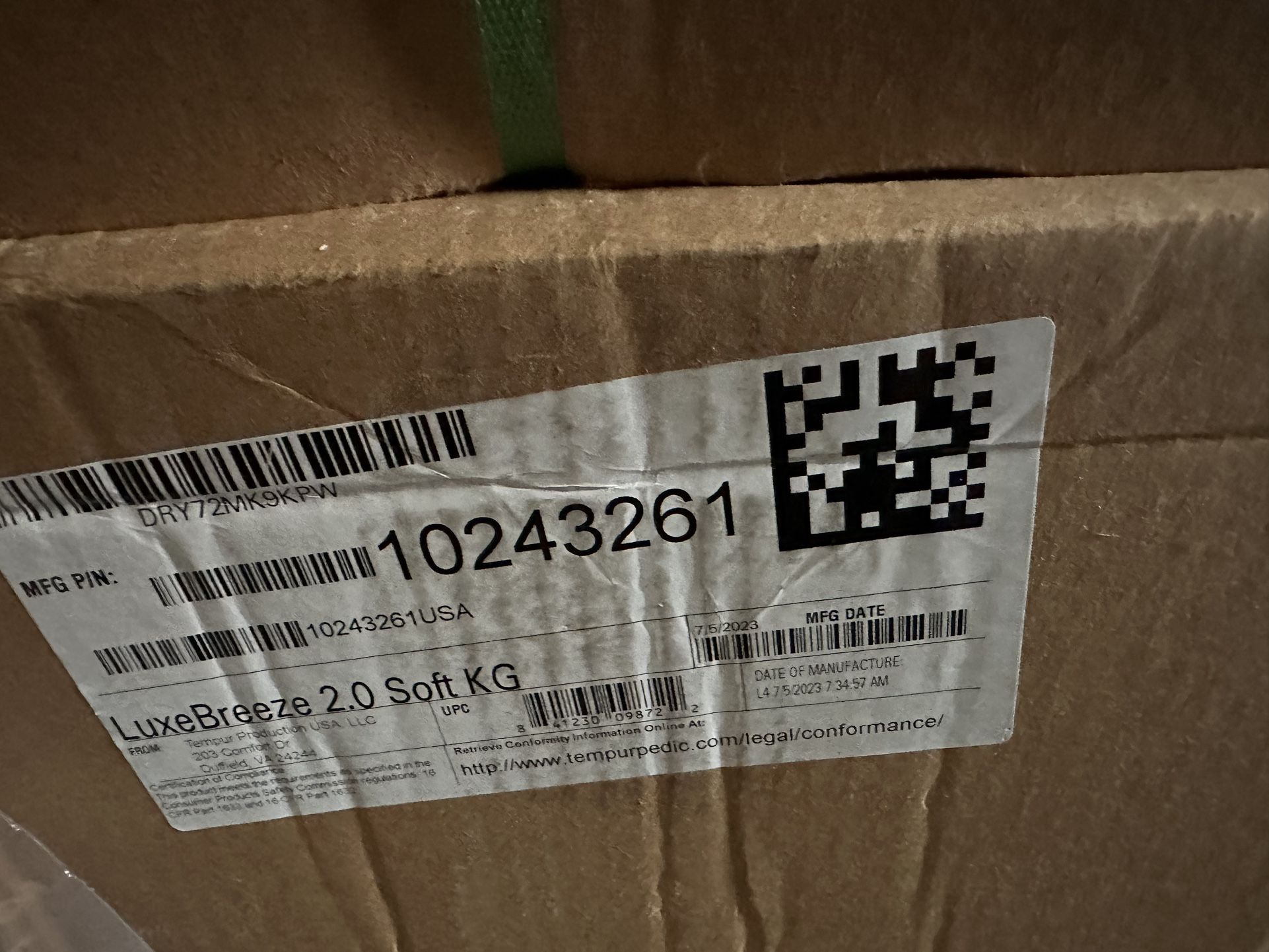 King Queen Size Tempurpedic ProAdapt, ProBreeze, LuxeBreeze Mattress