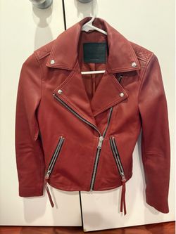All Saints real leather jacket