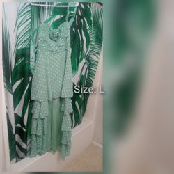 Green Polka Dot Dress