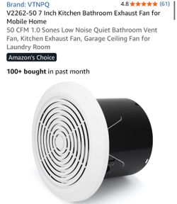 BTNPG new kitchen/bath exhaust fan 7”