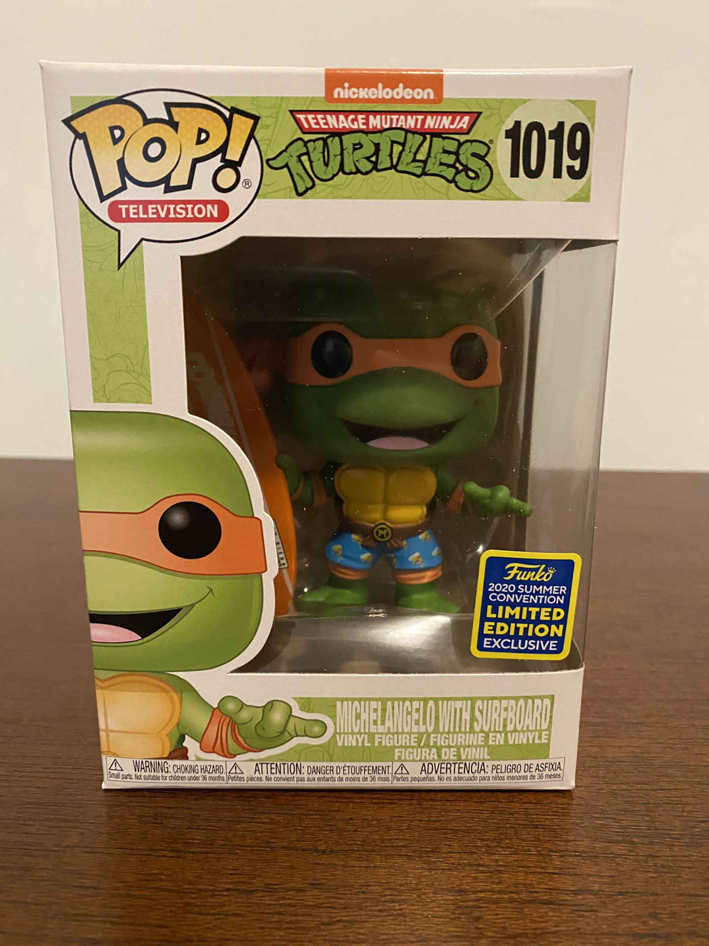 SDCC 2020 Michelangelo with Surfboard