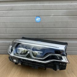 BMW M5 F90 540i PRE LCI OEM RIGHT PASSENGER ADAPTIVE LED HEADLIGHT HOUSING 2018-2021