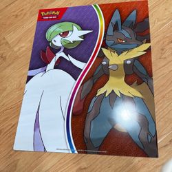 Pokémon Poster – Lucario & Gardevoir