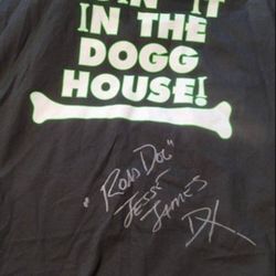 Vintage 90's Signed  NEVER WORN WWF WWE Road Dogg The Dogg House"  XXL 
T-Shirt