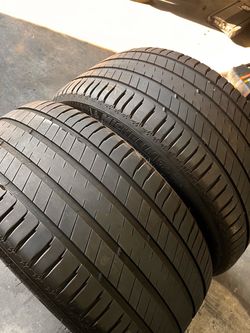 2 SEMI NEW 27540R20 MICHELIN PRIMACY All Season tires for $270 installed and balance. 90% Tread left. 275 40 20 275 40 R 20 27540R20 275/40/20 275/40/