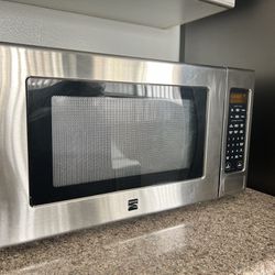 Silver Microwave 