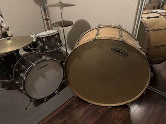 BIG ASS 16”x36” Vintage Ludwig Concert Bass Drum - 1985 Model - Complete and Virgin