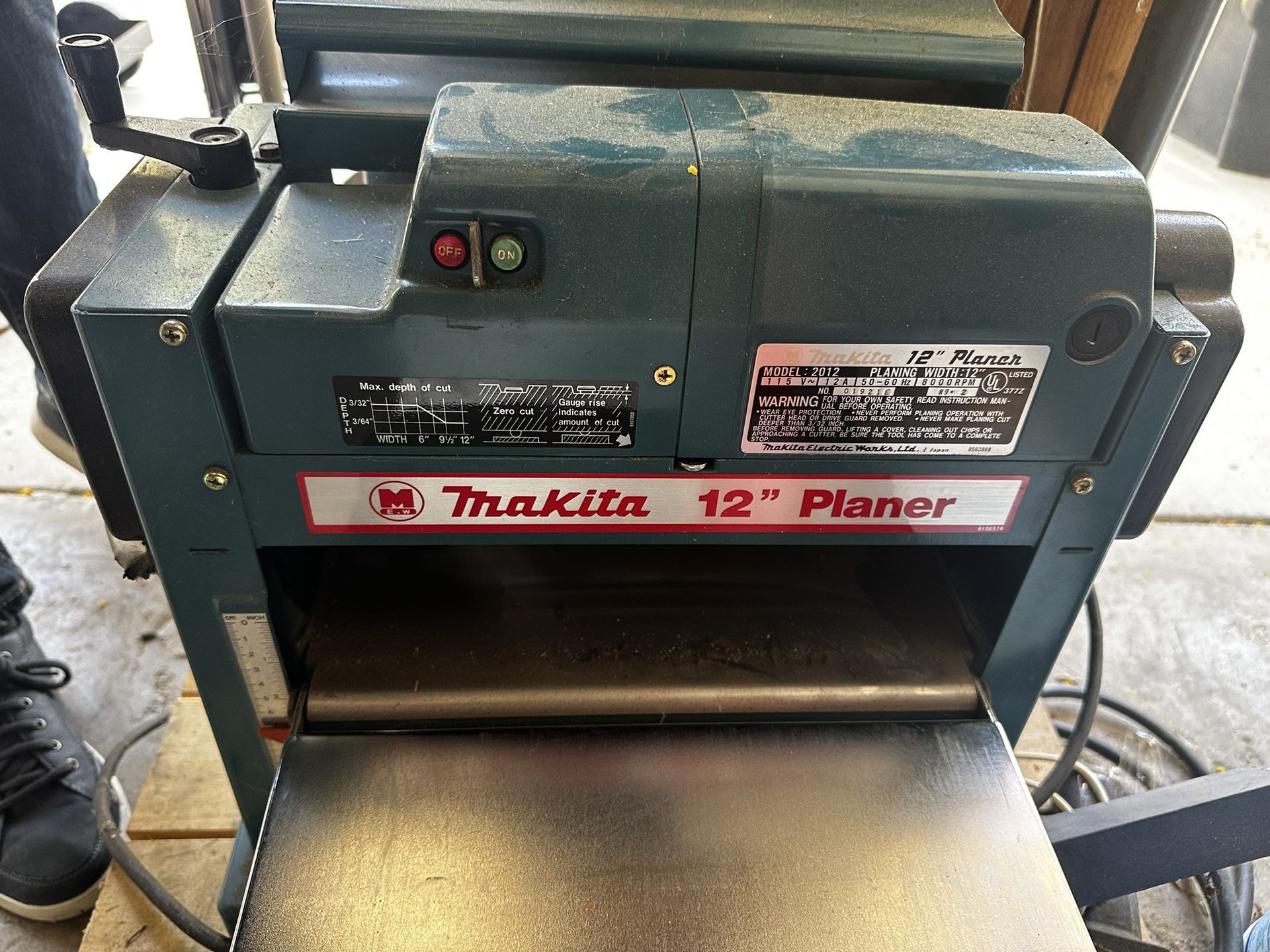 12” Planer