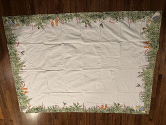 Pottery Barn Kids Easter-Themed Tablecloth – Like New (70” x 90”)