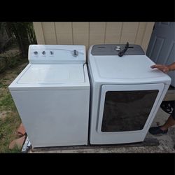 Washer and dryer