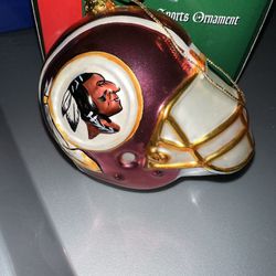 NFL Scottish Christmas SC Ultimate Sports Redskins Helmet Ornament