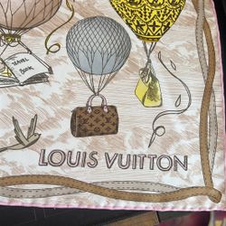 Louis Vuitton Up & Away Silk Scarf