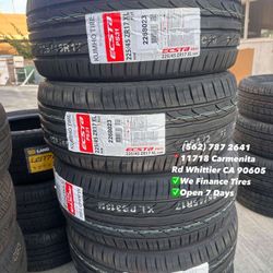225/45R18 Kumho Ecsta New Set of Tires Installed and Balanced Set de Llantas Nuevas Instaladas y Balanceadas