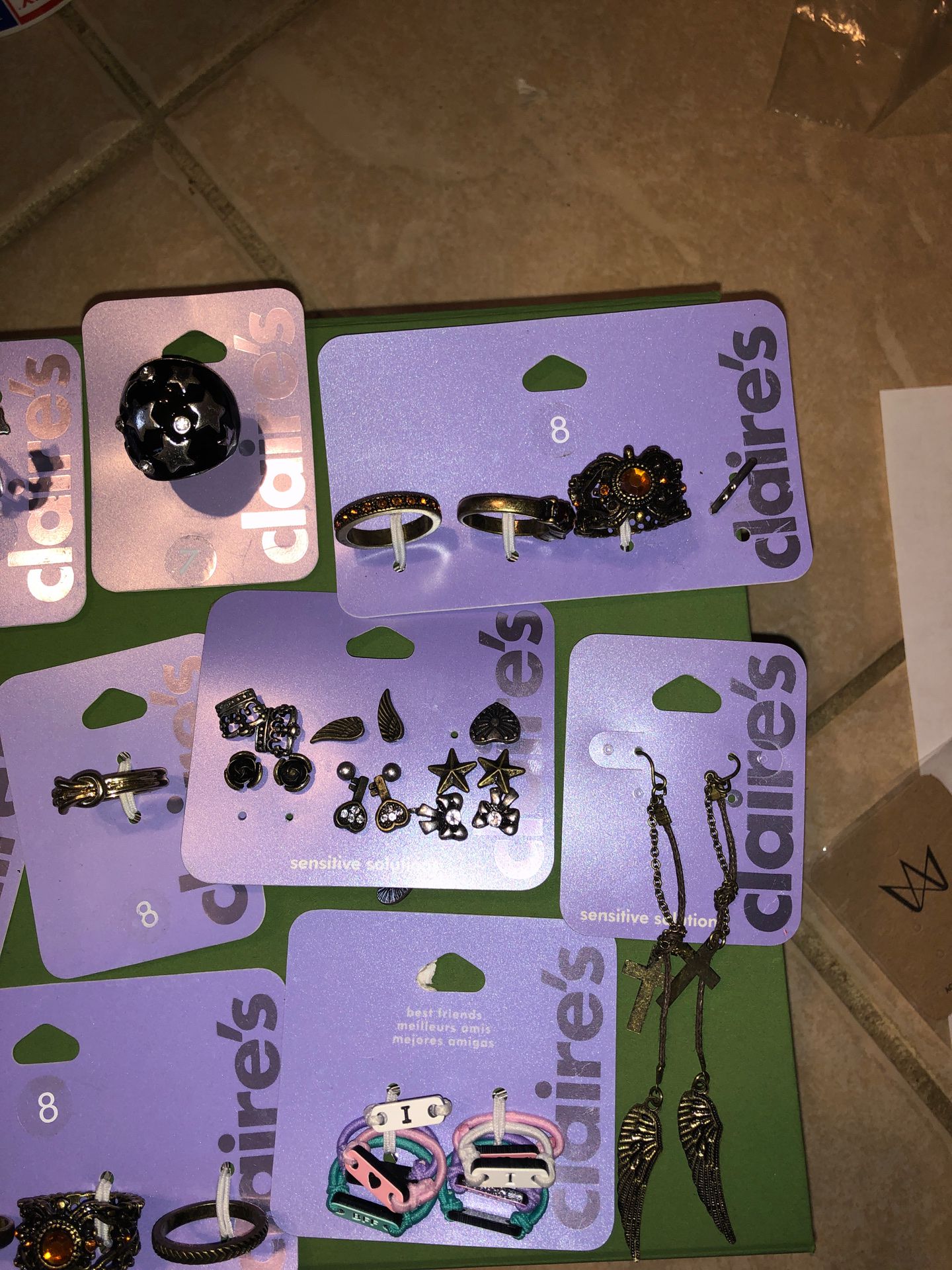 NWT! Lots of Clair’s ring and earring