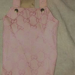 pink dress clothing for pets size (S)