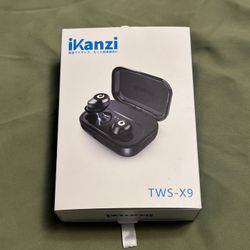 iKanzi TWS-X9 wireless Bluetooth earbuds