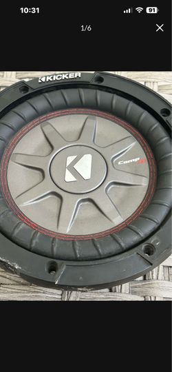 300W CompRT8 8" Dual Voice Coil 2 ohm Shallow-Mount Subwoofer