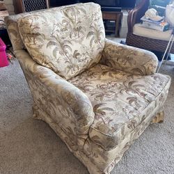 Baker Chairs With Palm Tree Fabric