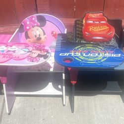 Minnie and Cars Desk