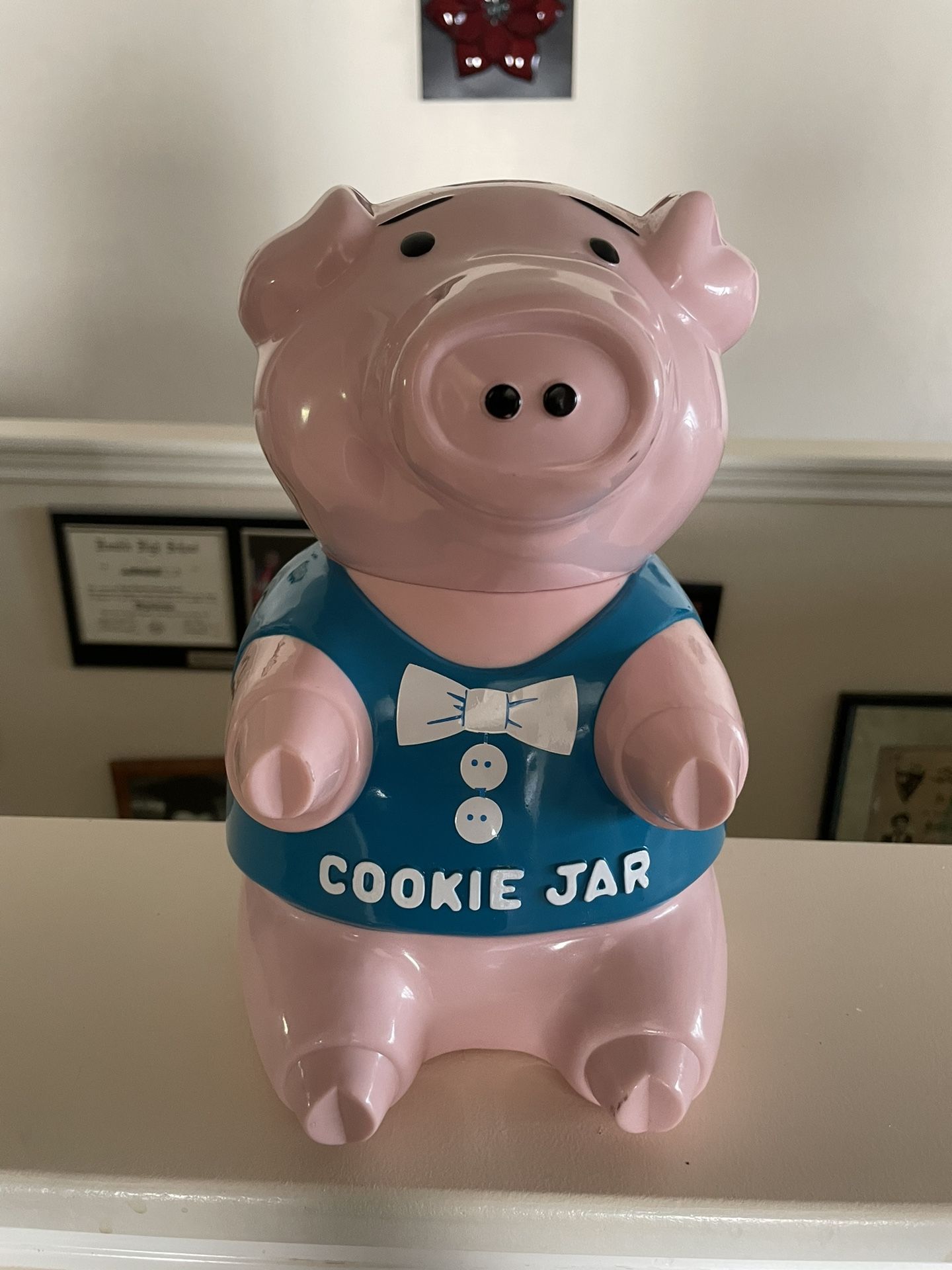 Fundamental Too Original Oinking Cookie Jar Pig 1990 Vintage Treat Cannister