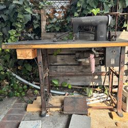Industrial Singer Sewing Machine 