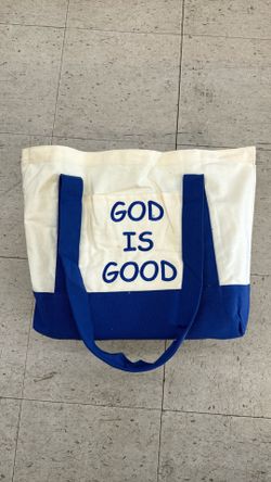 Shopping bag with god is good