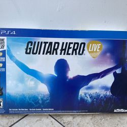 Guitar Hero Live PS4 Full Game with One Guitar Controller 