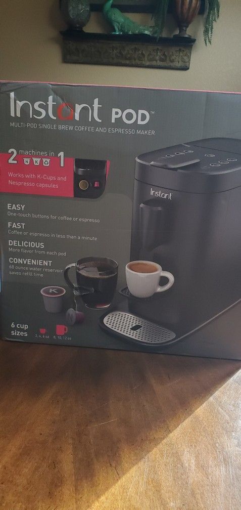 Instant Pod Coffee and Espresso Maker

