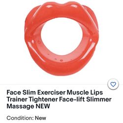 Face slimming lip exerciser
