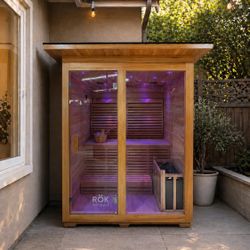 Brand new Traditional Suana In Box. Has Bluetooth Speakers And Let Lighting And Heats To 220f