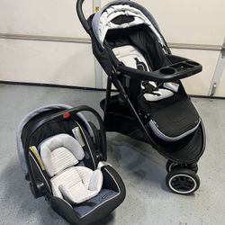 Graco Modes 3 Lite Platinum Travel System Stroller And Infant car seat