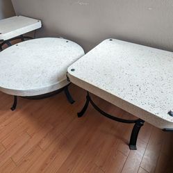 Coffee Table And 2 End Tables