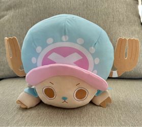 Chopper x Round 1 Plush One Piece Plushie Stuffed Animal Toy Figure Pink Blue Deer Gift OP Luffy Zoro Nami