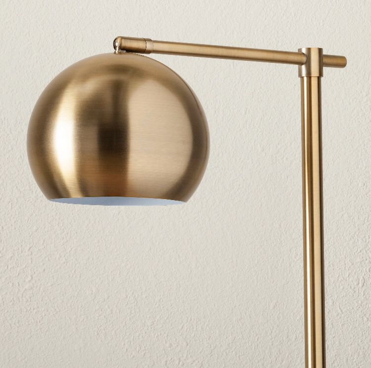 Project 62 brass floor lamp
