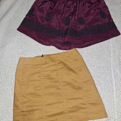 2 Short Skirts
