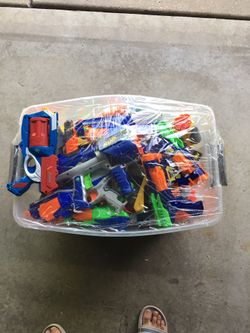 Huge Lot of Nerf Guns and Darts over 20 guns