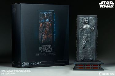 Sideshow Star Wars Han Solo in Carbonite Sixth Scale Figure