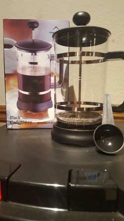 Black cafetiere * new* in box