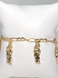 St . Jude Charm Bracelet/ Pulsera De San Judas