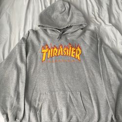 Grey Thrasher Hoodie