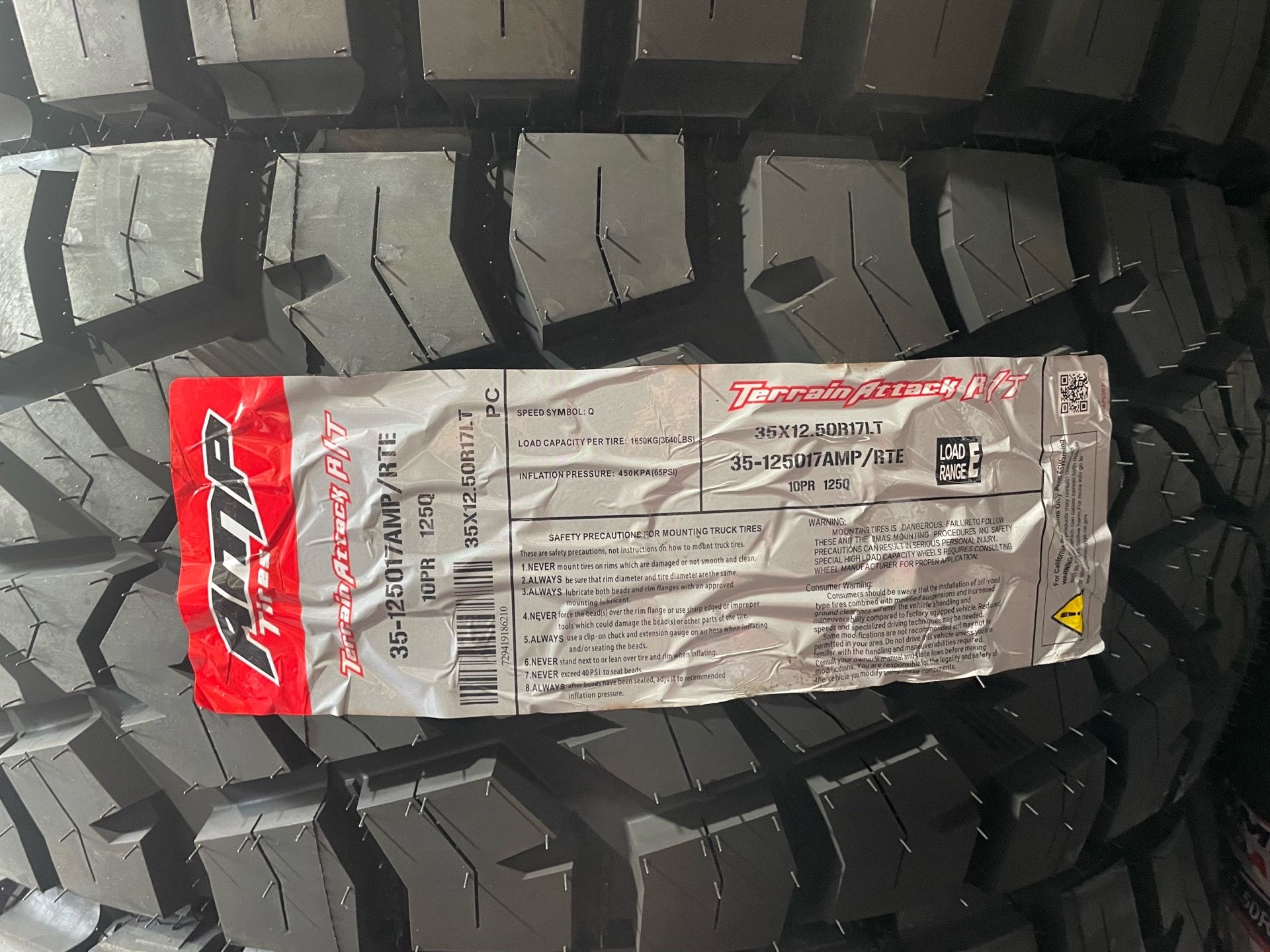 35x12.5R17 Amp Terrain Attack R/T