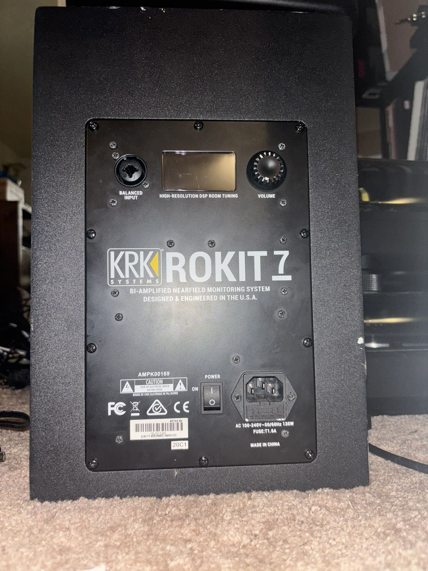 KRK Rokit 7” Bi Amplified Studio Montiors (pair or Single)