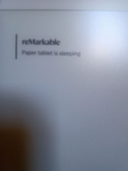 ReMarkable tablet