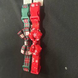 MERRY AND BRIGHT DOG COLLARS