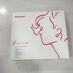 Aimanfun V-Face-Lift Belt is a facial lifting LED mask