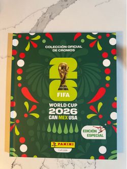 Panini 2026 WORLD CUP HARD COVER LIMITED COLLECTORS EDITION ALBUM 1/2026 COPIES